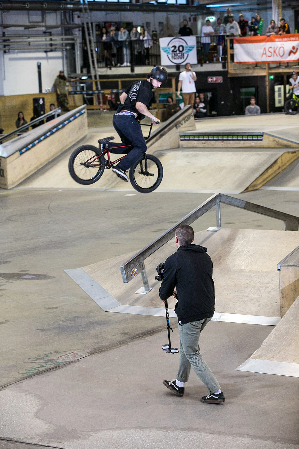 360 über das Rail von Matteo Vitali; Foto: Fabio Craco