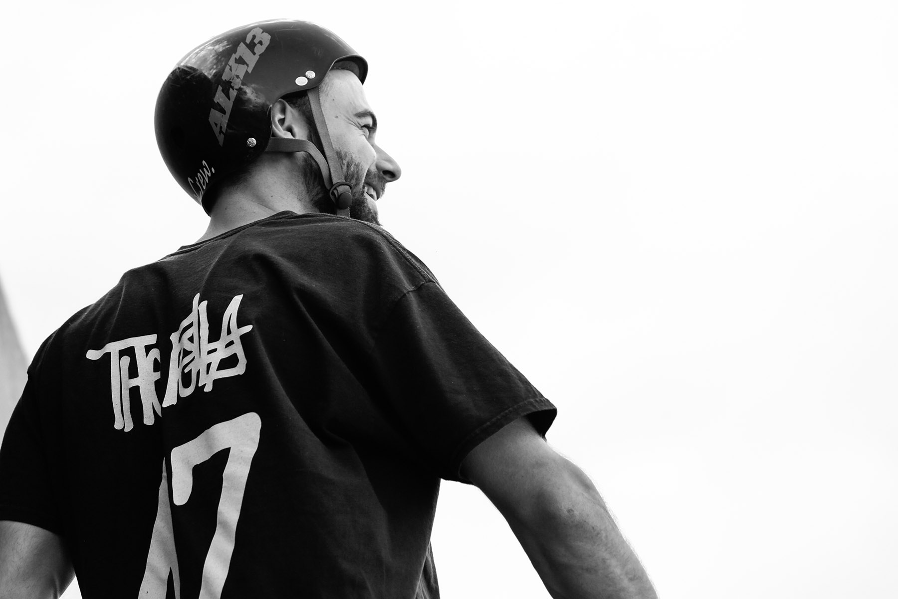 Kalle Frank hatte den Weg aus Schweinfurt auf sich genommen, um sich auf den Rails und Ledges zu amüsieren