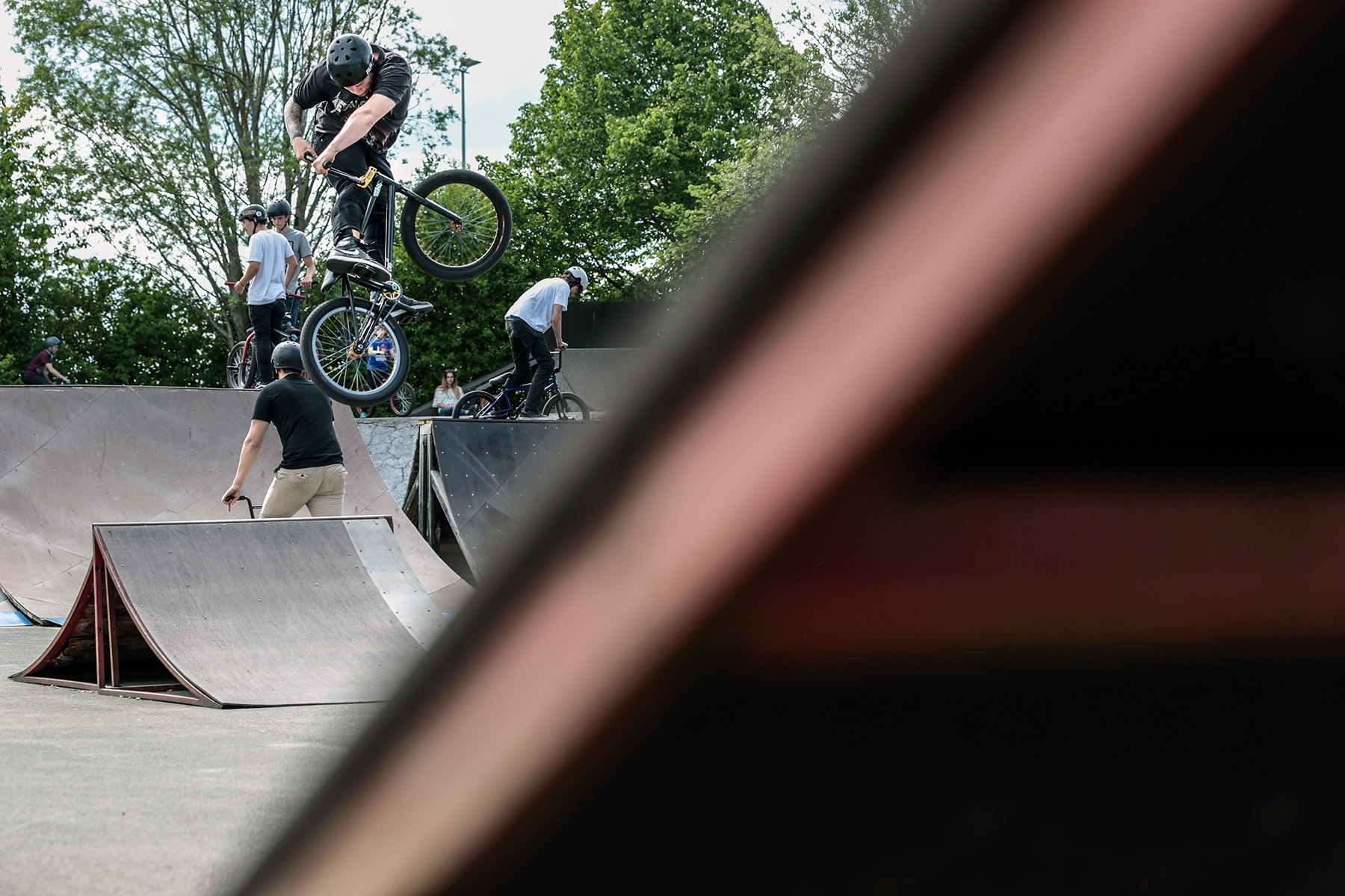 Nils Jacob hatte eines der besten T-Shirts des Tages an (Metallica), aber seine Lookdowns waren natürlich auch nicht übel