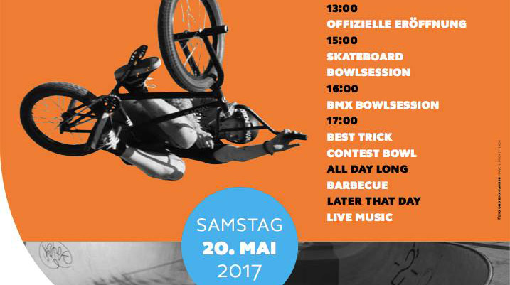 Am 20. Mai 2017 wird der neue Betonpark im Kieler Stadtteil Gaarden mit einem Best-Trick-Contest und einer Bowlsession eröffnet. Hier erfährst du mehr.