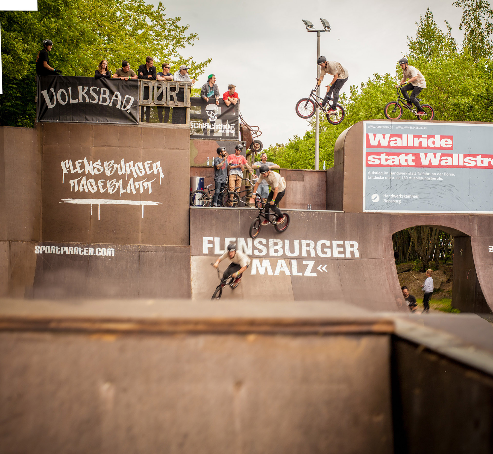 Mit diesem furchteinflößenden Barspin Drop startete Evan Brandes seinen Run auf dem Butcher Jam 2017