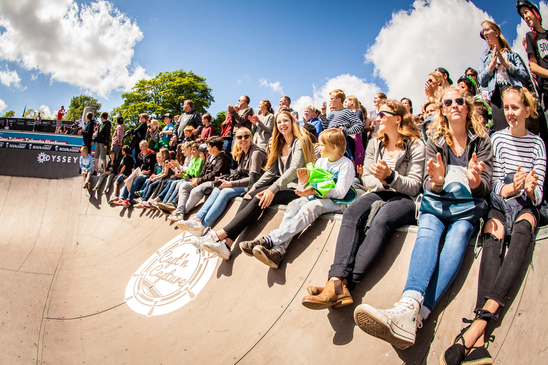 Das Publikum unterstützte die Finalisten des Minirampcontests beim Butcher Jam 2017 nach Leibeskräften