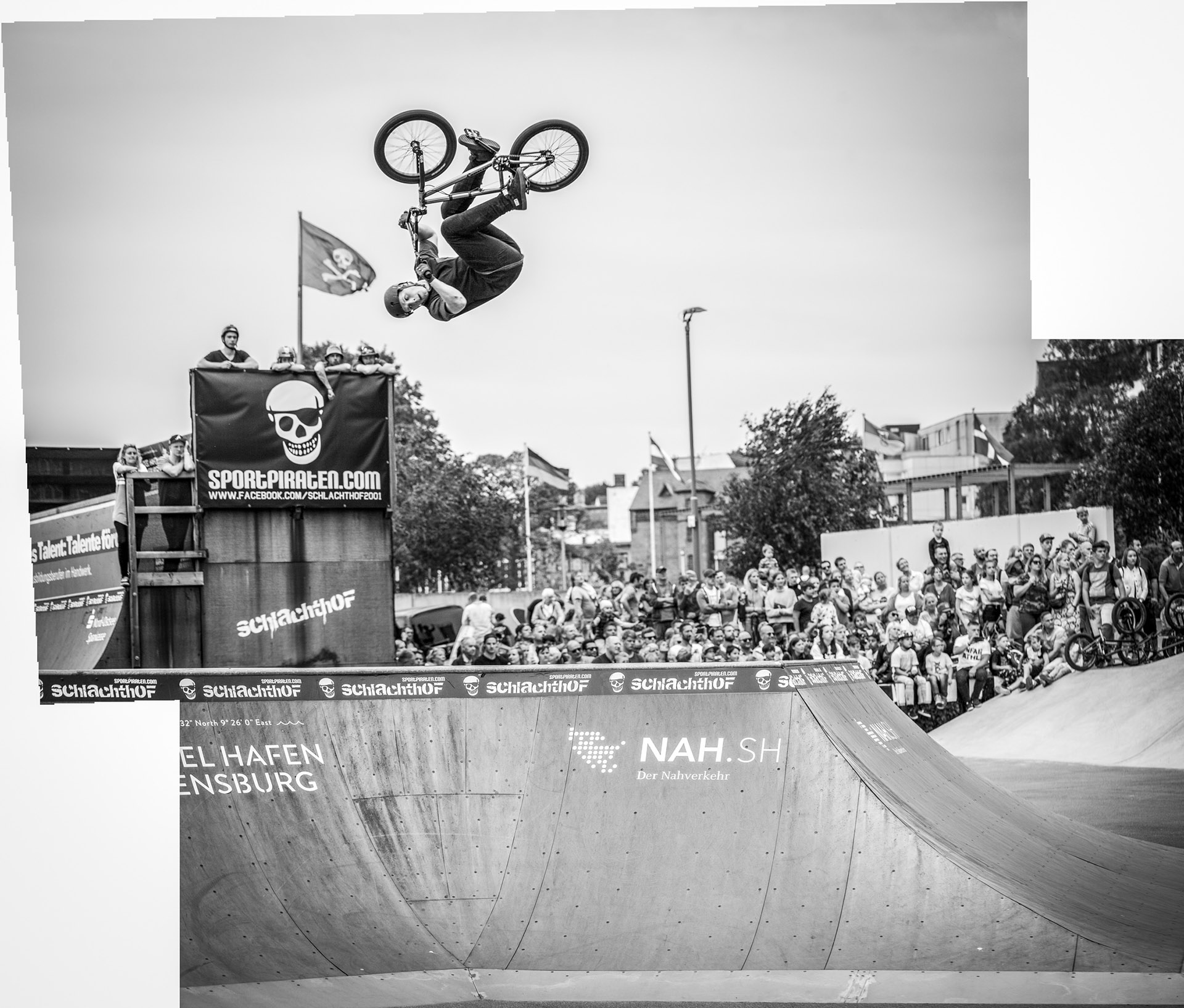 Timo Schulze, Barrel Roll im Schlachthof Skate- und BMX-Park beim Butcher Jam 2017