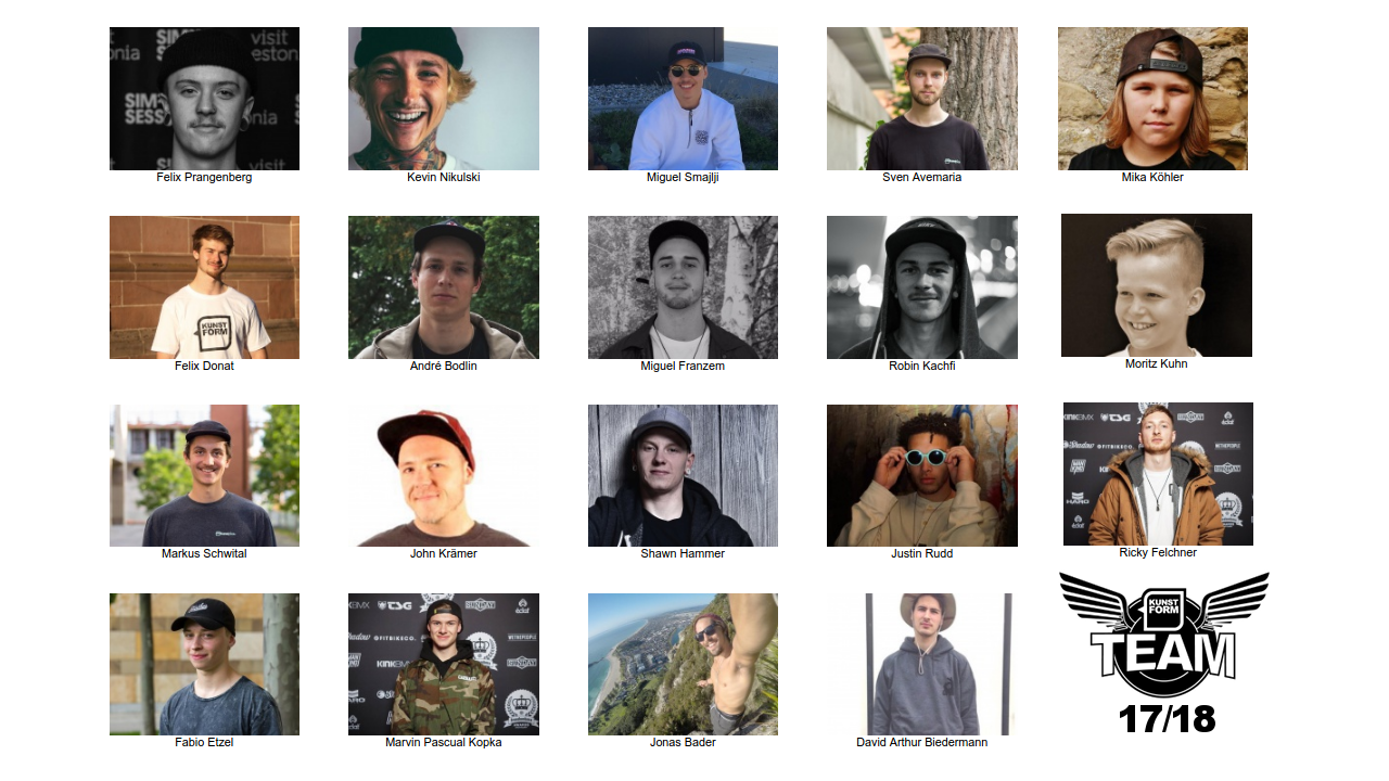 Das Team des kunstform BMX Shops hat ein paar namenhafte Neuzugänge zu verzeichnen, die uns der neue Teammanager Wendel Mok einmal genauer vorstellt.