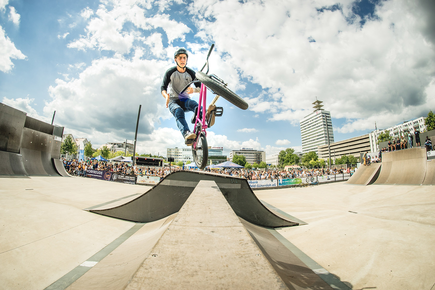 Silas Schmidt war extra aus Berlin nach Bielefeld gekommen und räumte in der Amateurklasse den 5. Platz ab
