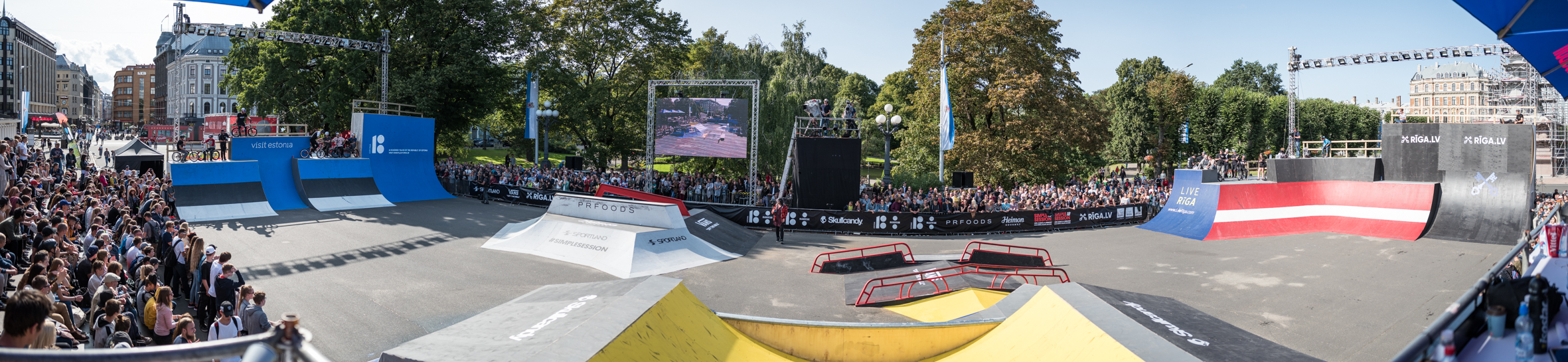 So sah der Parcours auf der Simple Summer Session 2017 in Riga aus