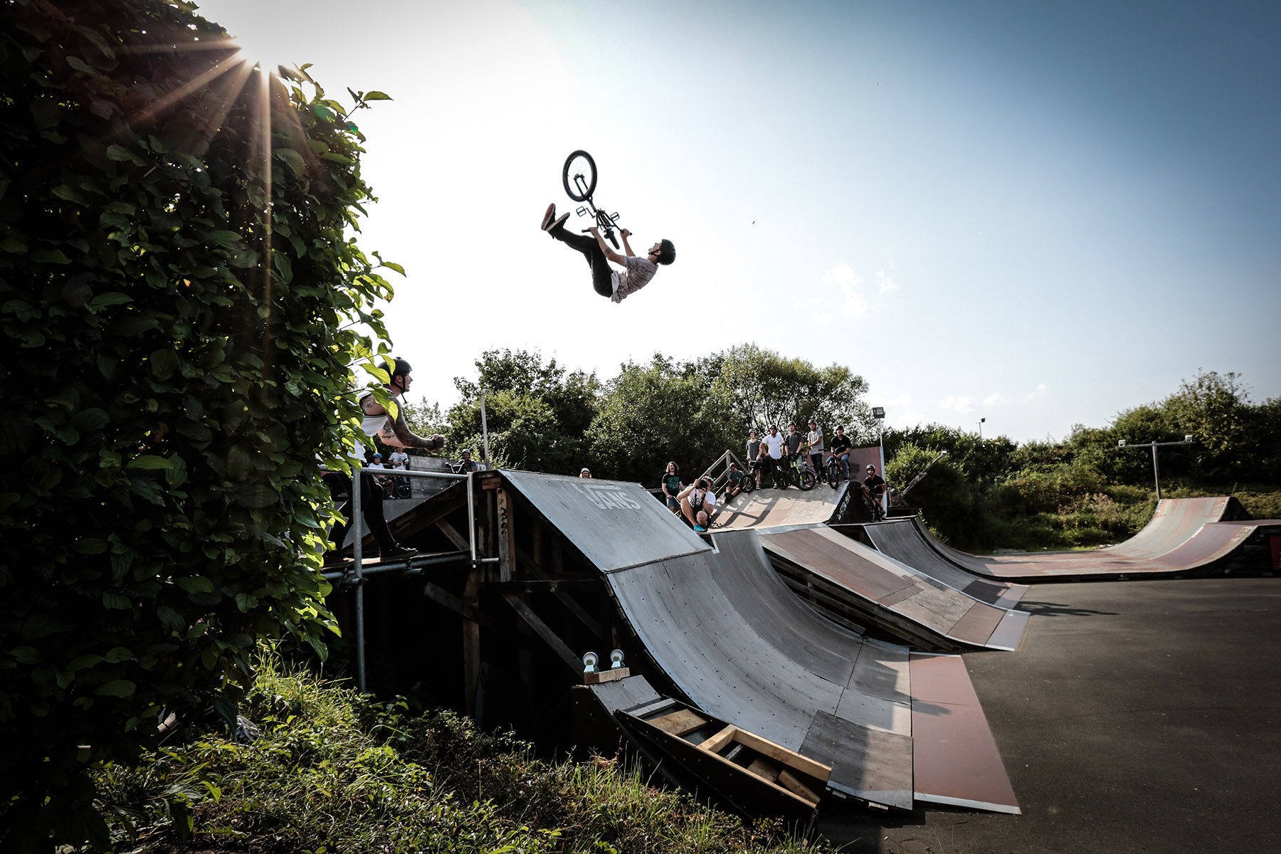 Florian Dean, Flipwhip im Skatepark Wendelstein
