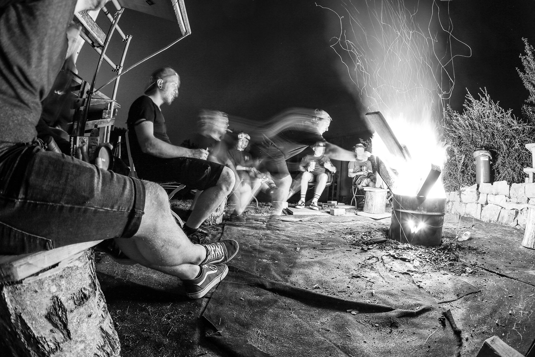 Perfektes Ende für einen super Tag im Skatepark Wendelstein