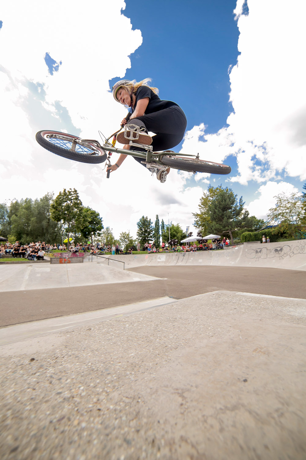 Stephanie Rohr beim BMX Männle Turnier 2017