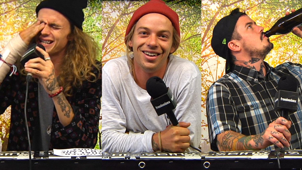 Wir haben Nathan Williams, Tom Dugan und Ben Lewis unmittelbar vor der Deutschlandpremiere von etnies Chapters im kunstform BMX Shop zum Interview gebeten.