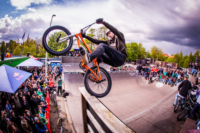 Präzisionsarbeit von Daniel Wedemeijer aus Holland beim Minirampencontest 2016
