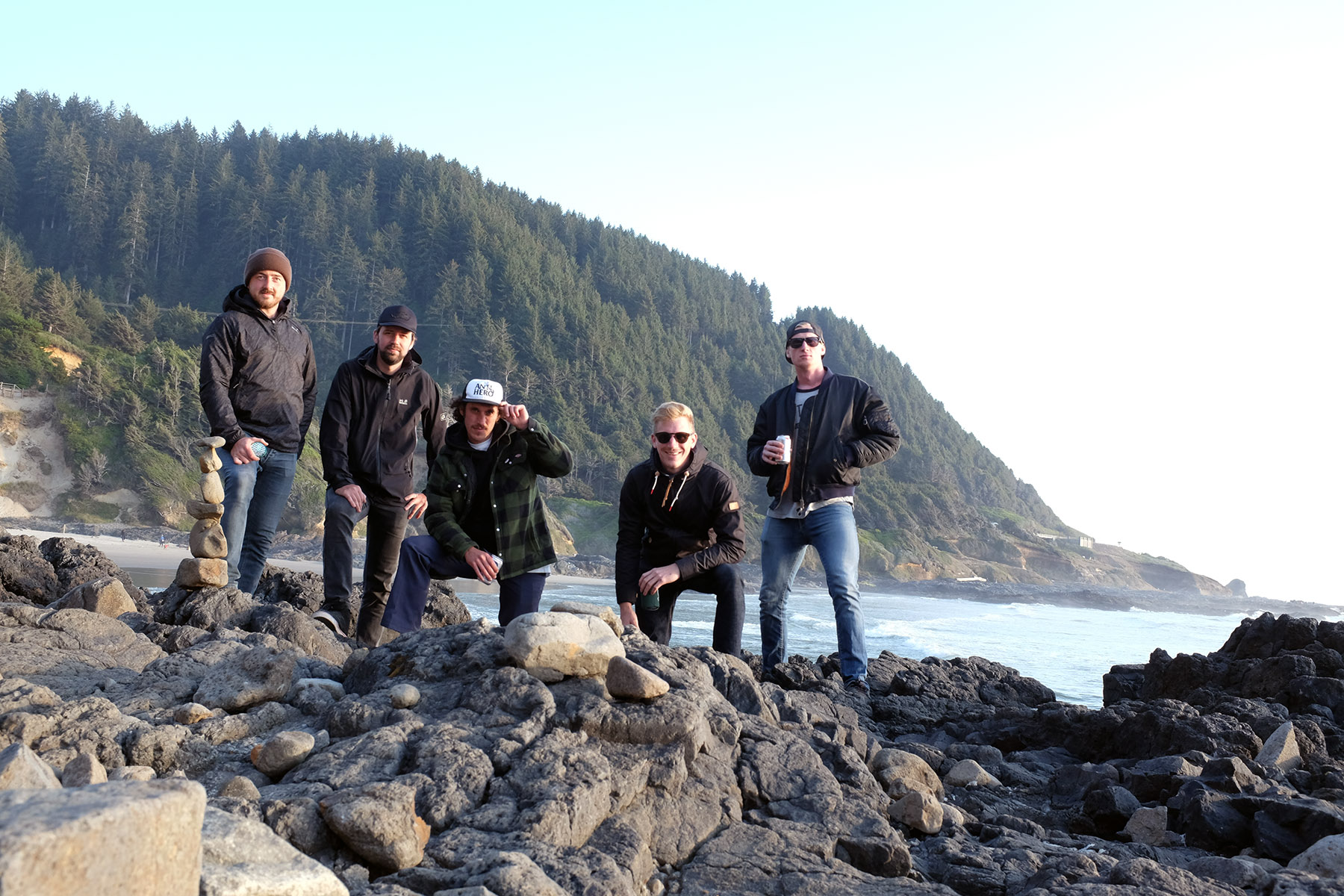 Die Crew (v.l.n.r.): Manual Mike, Karsten Faber, Andreas Boruszewski aka Boogie, Torben Kolwes und Max Heidböhmer