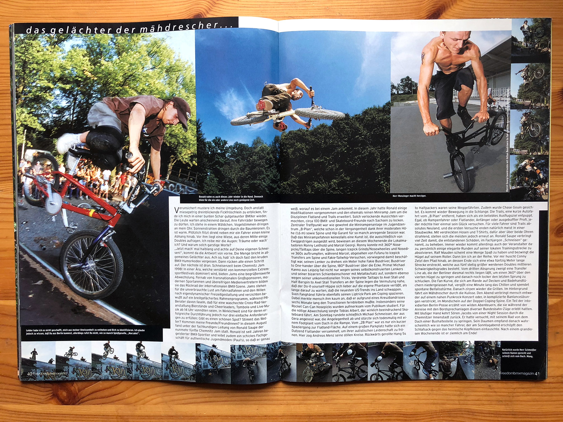 Die Story zum Chemnitz Jam 1998 erschien in freedombmx-Ausgabe 24