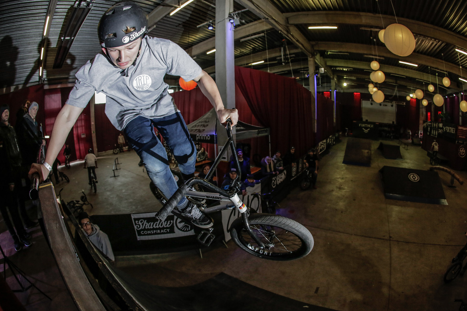 Evan Brandes war mit einer der ersten Fahrer auf der Fläche und haute den ganzen Tag nonstop Banger raus