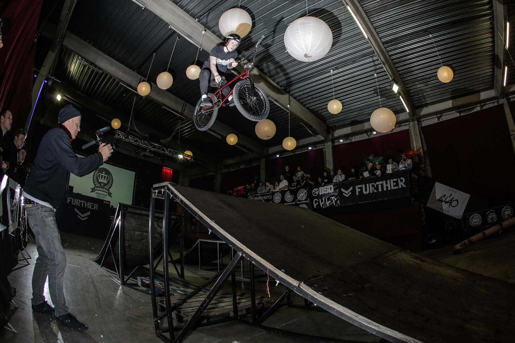 Einer der vielen Tricks, die Jennifer Wohlrab während ihrer Jumpboxshow auspackte, war dieser Toboggan