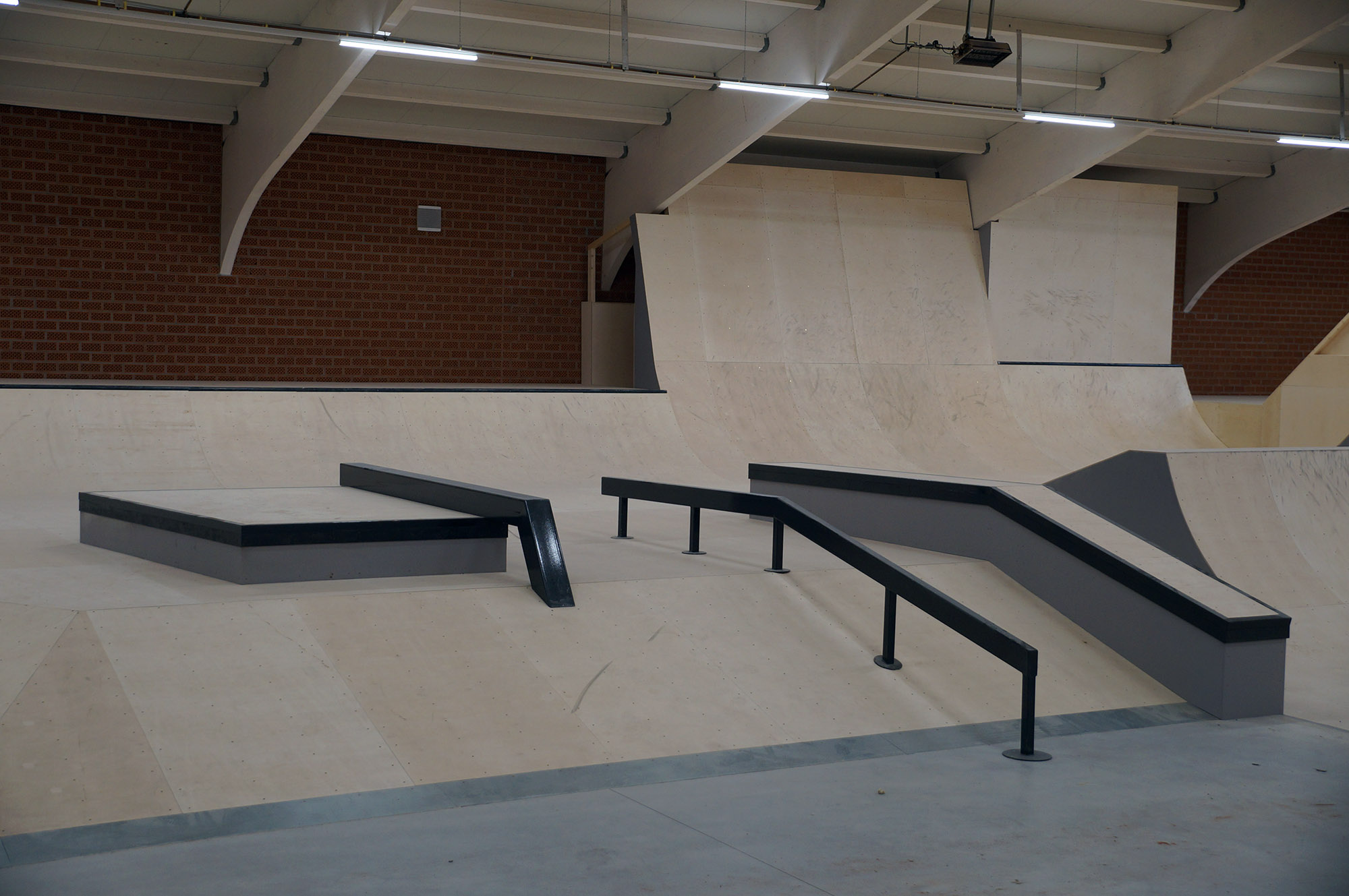 Der Streetbereich der Skatehalle Oldenburg