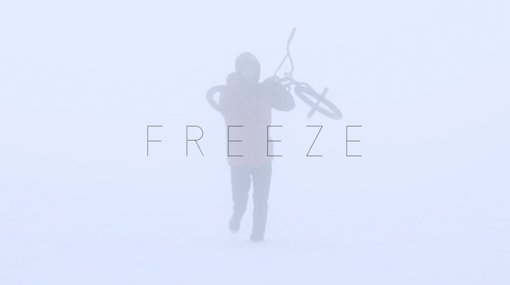 Dustyn Alt hat sich für sein "Freeze"-Videoprojekt eine Location ausgesucht, die für Flatland kaum ungeeigneter sein könnte: einen verschneiten Wald.