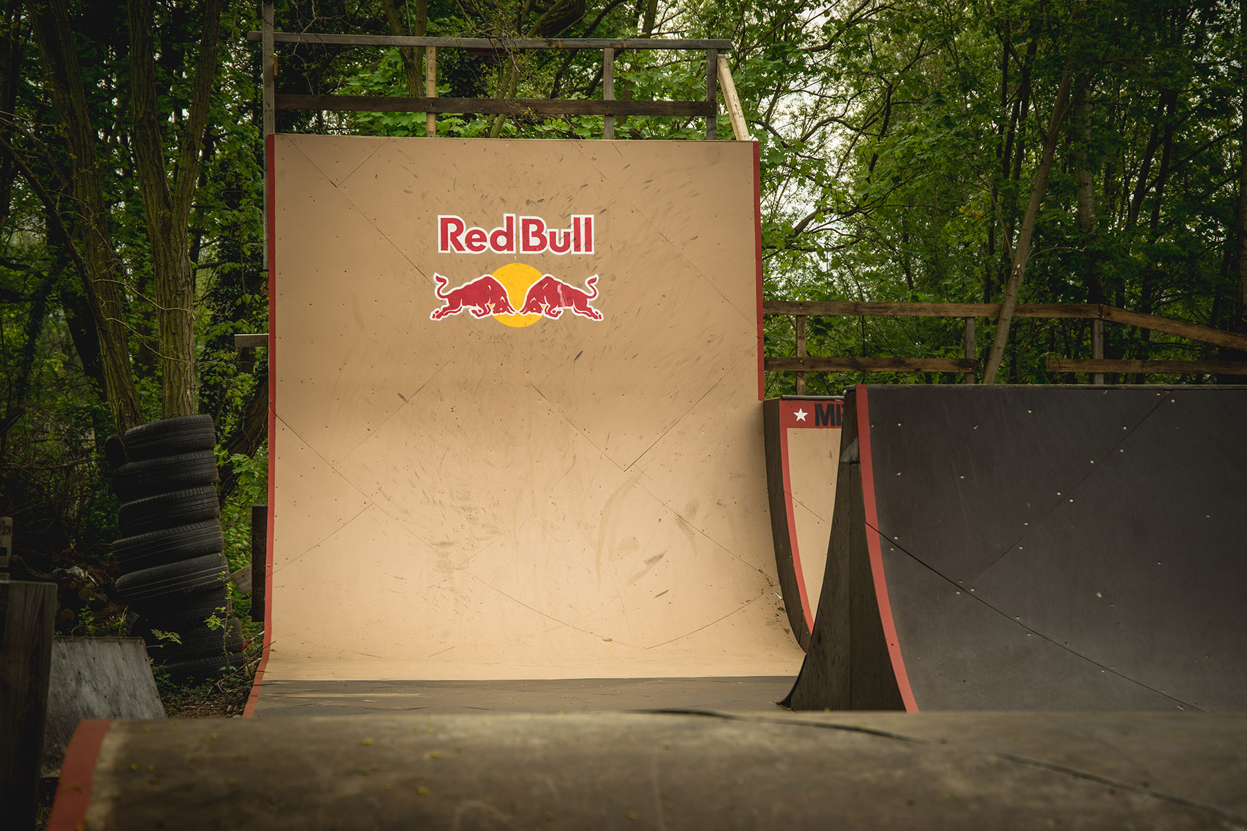 Die alte Subbox von Rudis Resterampe im Mellowpark wurde durch einen Vertwall ersetzt, damit man mehr Schwung für die gegenüberliegende Jumpbox hat