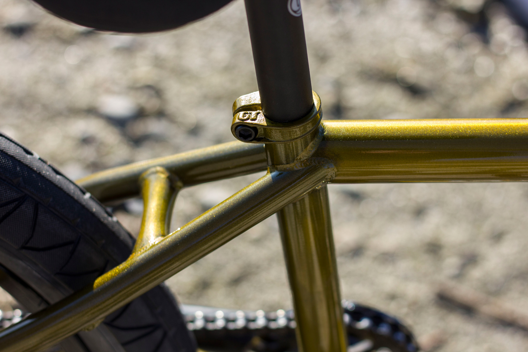 GT BMX BK Globetrotter Frame Detail