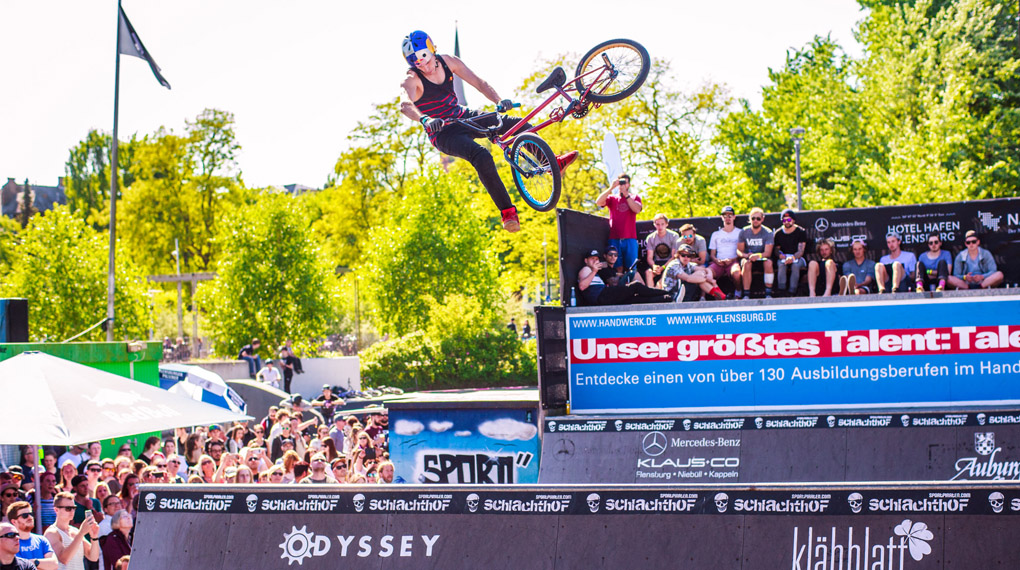 Das 10jährige Jubiläum des Butcher Jam war ein Erfolg auf der ganzen Linie. Hier entlang für unsere Gallery aus dem Schlachthof Skate- & BMX-Park Flensburg.