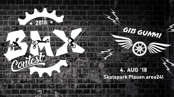 Der "Gib Gummi"-Contest in Plauen ist Sachsens größtes Outdoor-BMX-Event. Am 4. August 2018 feiert die Veranstaltung im area241-Park ihren 10. Geburtstag.