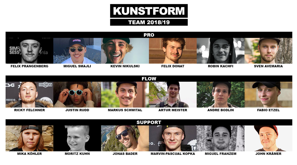 Der kunstform BMX Shop hat sein Team umstrukturiert und bei dieser Gelegenheit auch gleich noch einen neuen Fahrer ins Boot geholt. Mehr dazu hier.