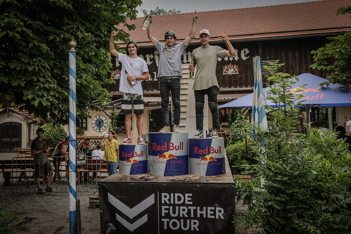Die Gewinner des Laufs der Ride Further Tour 2018 auf dem Puls Open Air