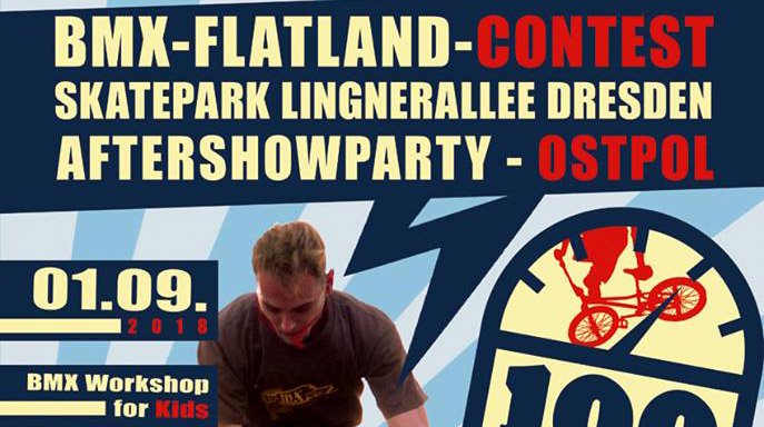 Am 1. September 2018 gehen bei der 7. Auflage des "100 PSI"-Flatlandcontests in Dresden BMX-Fahrer aus ganz Deutschland und Europa an den Start.