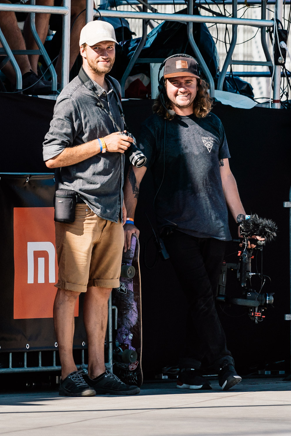 Will Stroud zeichnete sich für den Livestream verantwortlich und war der einzige Filmer auf dem Platz, der auf die Inlineskates verzichtete