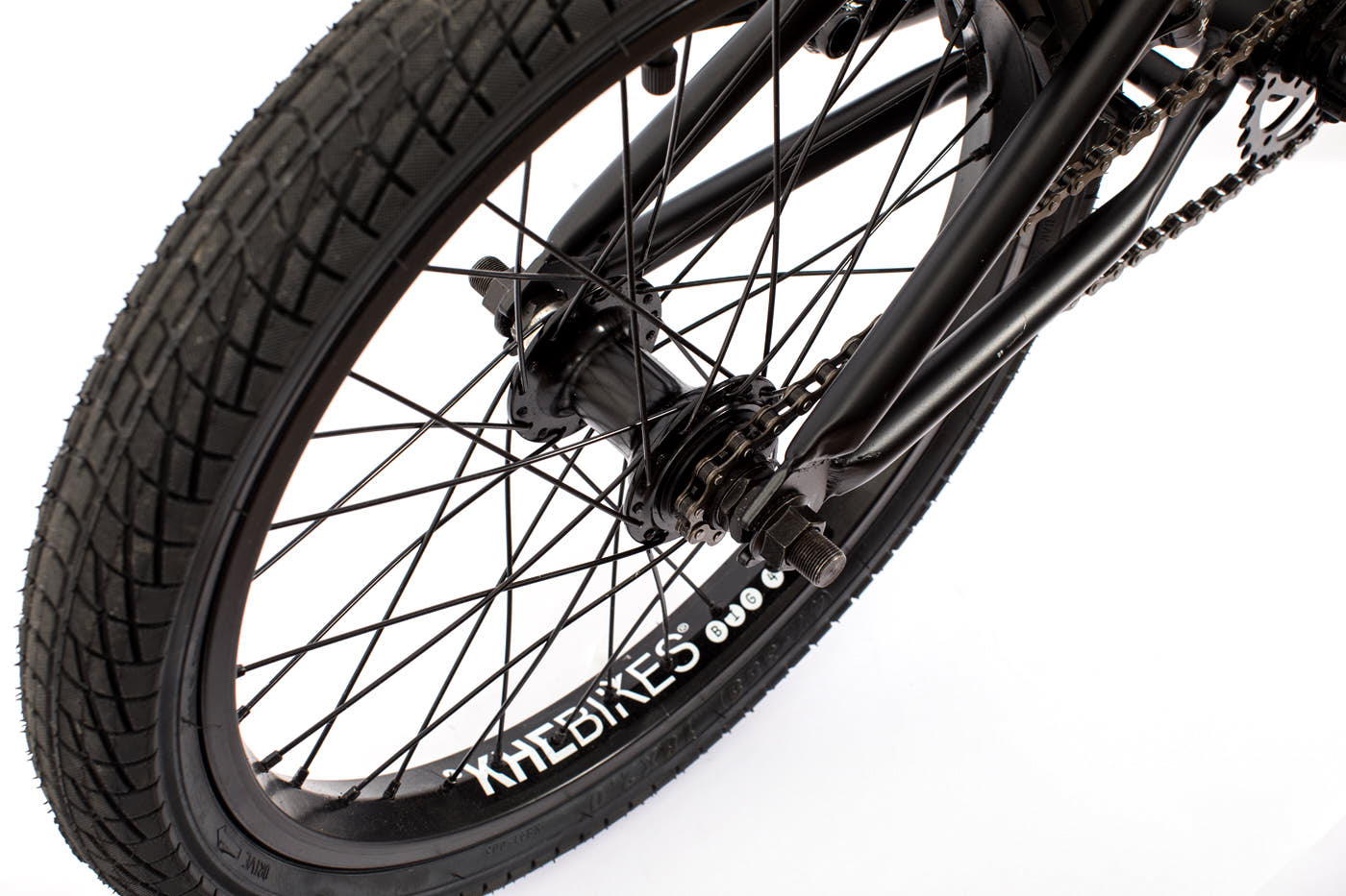 … und präzisionsgelagerte Naben vorne und hinten.