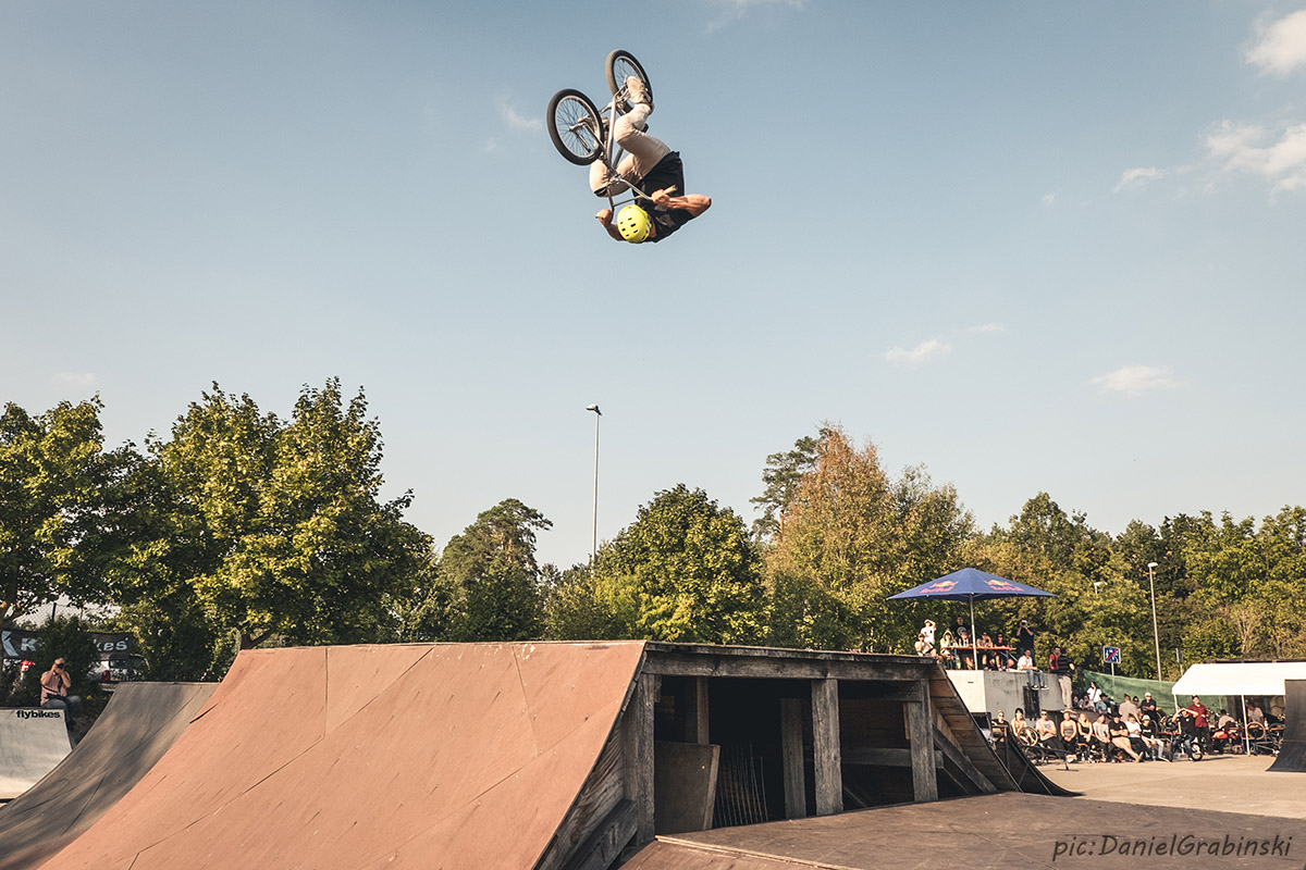 Wenn Philipp Schuster auf eine Transition zu heizt, dann knallt