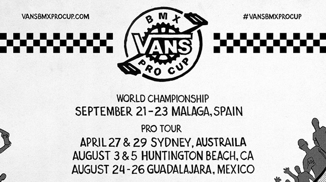 Das wird episch! Vom 21.-23. September findet in Málaga (Spanien) das große Finale des Vans BMX Pro Cup 2018 statt. Hier erfährst du mehr.