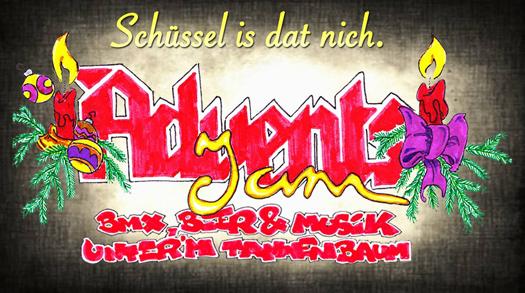 Save the date! Für den Adventsjam am 15. Dezember 2018 wurde der BMX-Bereich im hinteren Teil der Skatehalle Aurich komplett umgebaut.