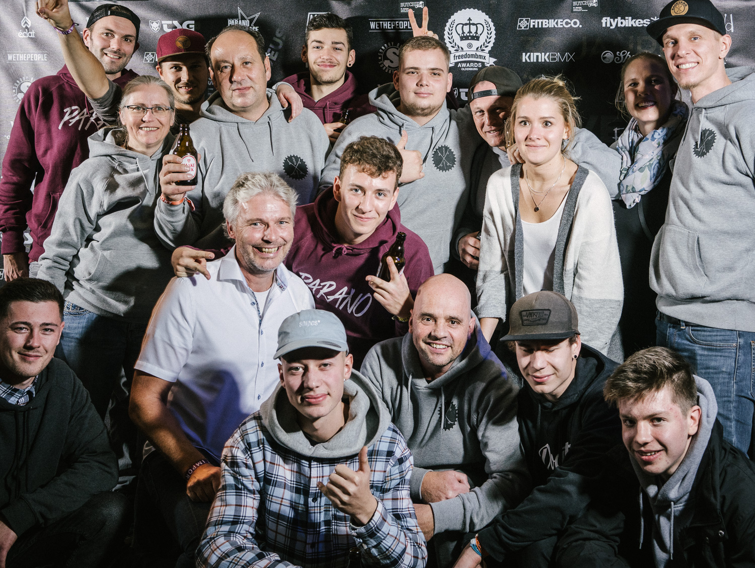 Die großartigen Gastgeber unseres Best-Trick-Contests: das Team der Backyard e. V. Skatehalle Oldenburg