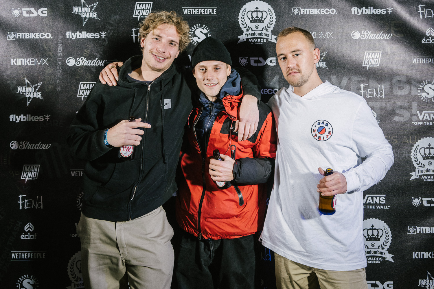 Bruder im Geiste: Christian Heger, Ron Schledorn und Doktor Vogt von der Ruhrpott-FFM-Connection