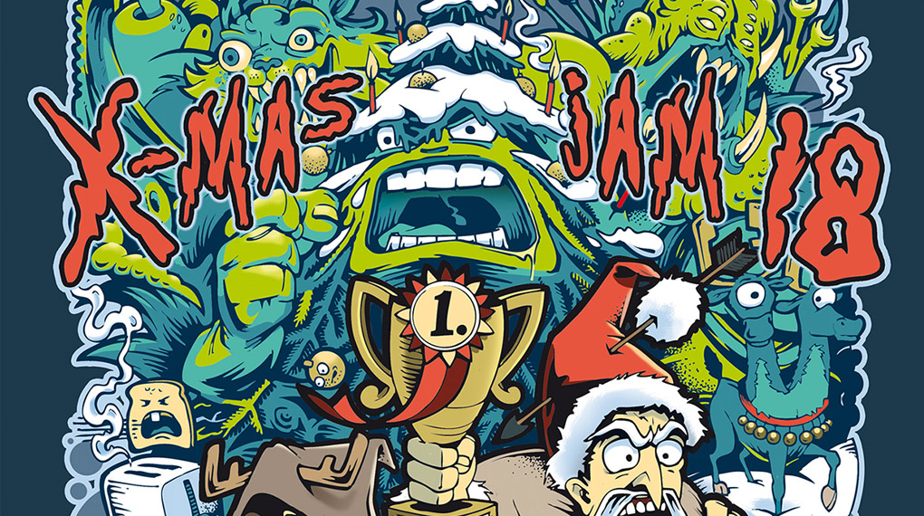 Garantiert alles andere als besinnlich! Am 15. Dezember 2018 geht der traditionsreiche X-MAS Jam in der Freestyle Halle Zürich in die nächste Runde.