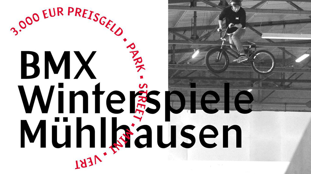 Am 23. Februar steigen im Thuringia Funpark in Mühlhausen die BMX-Winterspiele 2019, bei denen ein Preisgeld von insgesamt 3.000 EUR winkt. Mehr dazu hier.