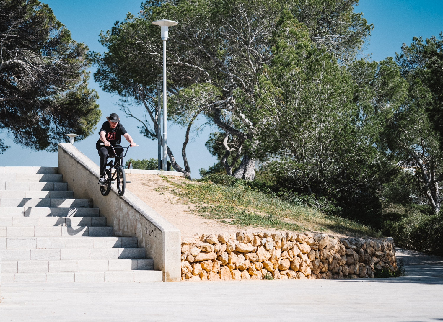 Christian Heger machte den Icepick so locker, dass er sich noch überlegte einen X-Up einzustreuen