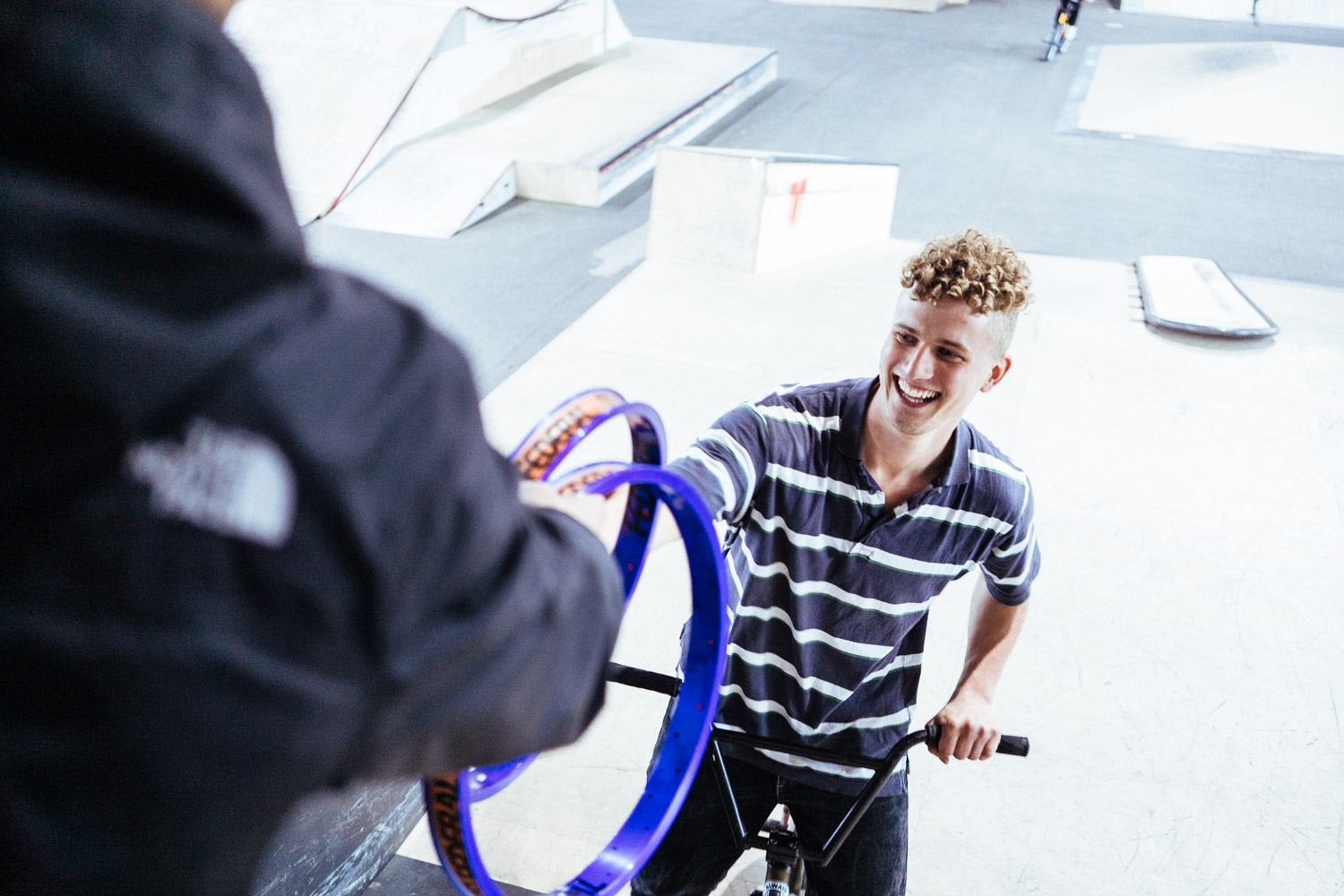 Da Graziano Lombardo das Rail schlussendlich in die Knie zwang, wurde er dafür mit zwei Federal-Felgen belohnt