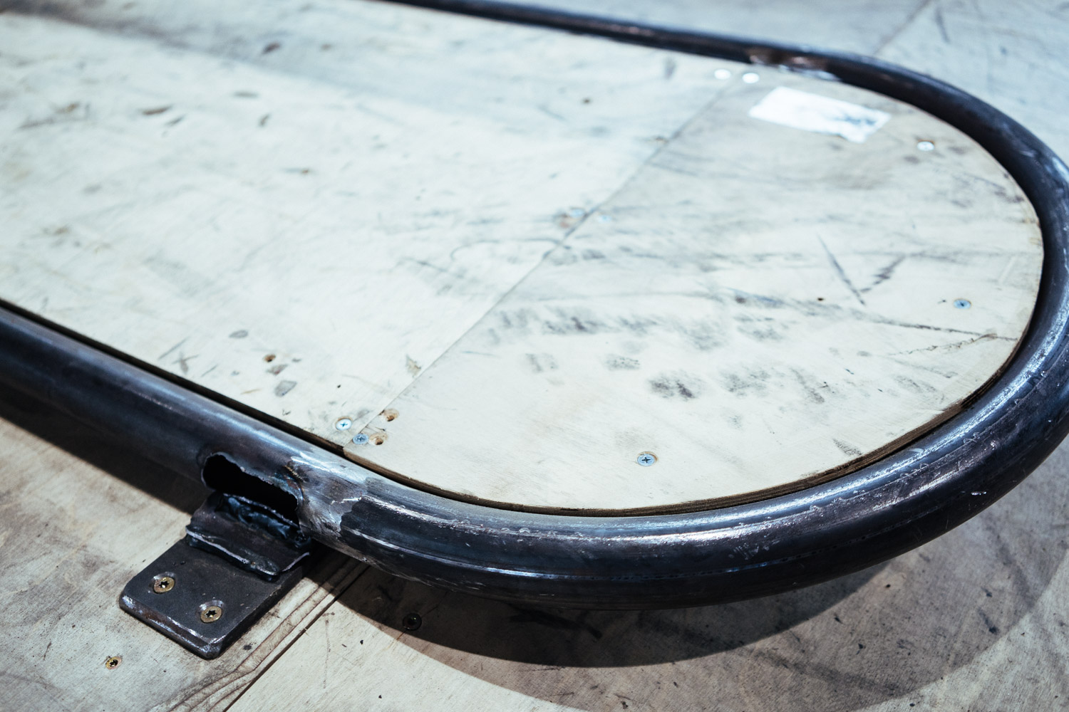 Da richtig gegrindet wurde, gab das Uprail nach einem kurzen Aufbäumen den Geist auf