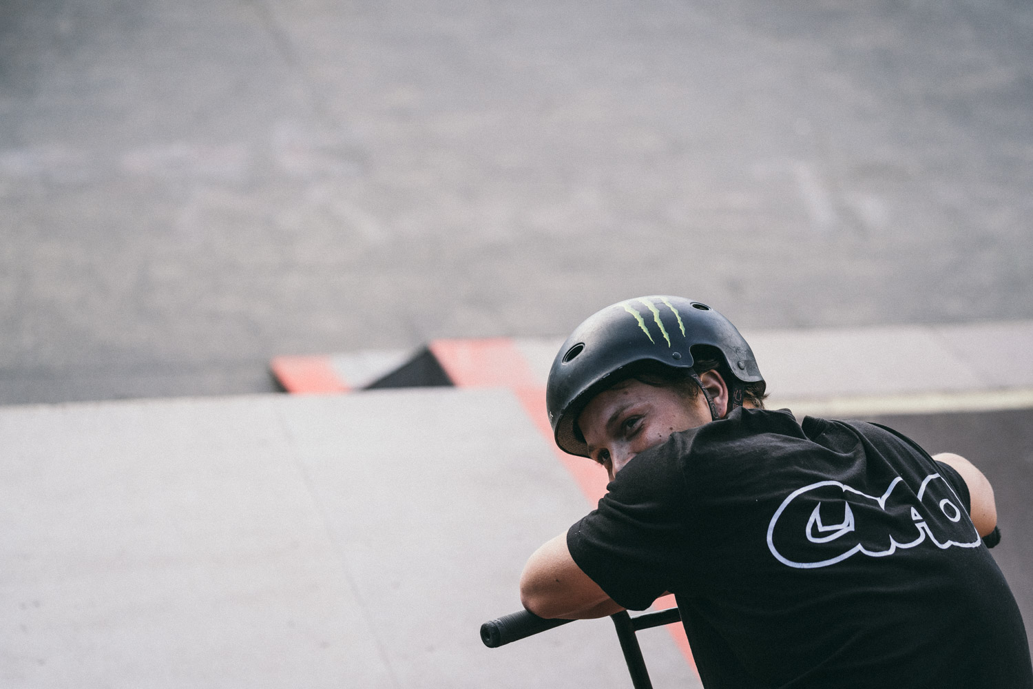 Fernando Laczko sicherte sich mit einem stabilen ersten Run den 5ten Platz, bevor er sich beim zweiten Run beim Flair aufhing