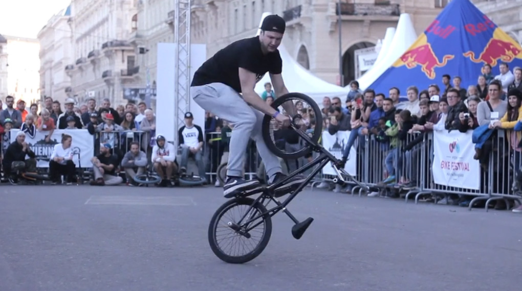 Der Vienna Jam hat heuer während des Argus Bike Festivals auf dem Wiener Rathausplatz sein 10-jähriges Jubiläum gefeiert. Hier gibt