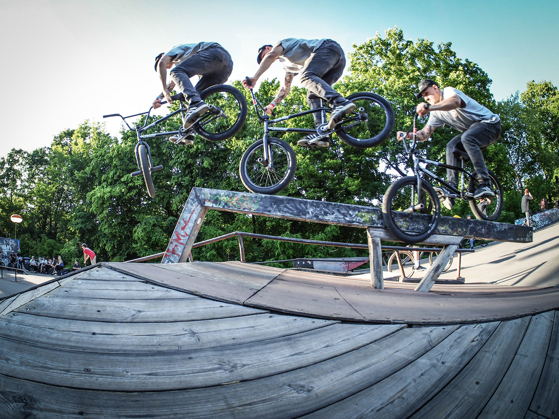 Jiri Blabol dreht ausnahmsweise mal nicht doppelt am Lenker