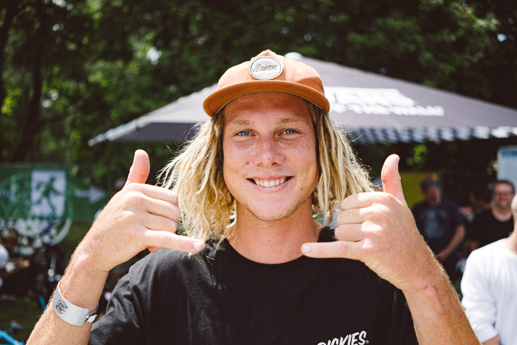 Boyd Hilder war Teil der riesigen Reisegruppe aus Australien, die extra für den VANS BMX Pro Cup und die BMX Worlds in Köln nach Deutschland gekommen war; Foto: Merlin Czarnulla