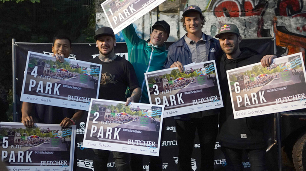 Hier entlang für die kompletten Ergebnisse in den Klassen Street, Dirt, Park, Minirampe und Girls vom Butcher Jam 2019 in Flensburg.