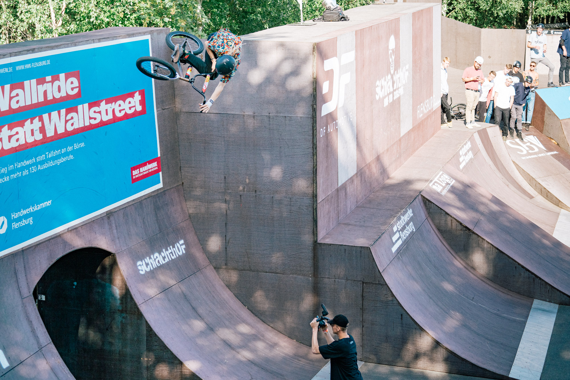 Jan Lemkes Last Trick hatte es in sich: Toboggan to Tabletop Transfer von der Wallridequarter über das Loch in den Vertwall