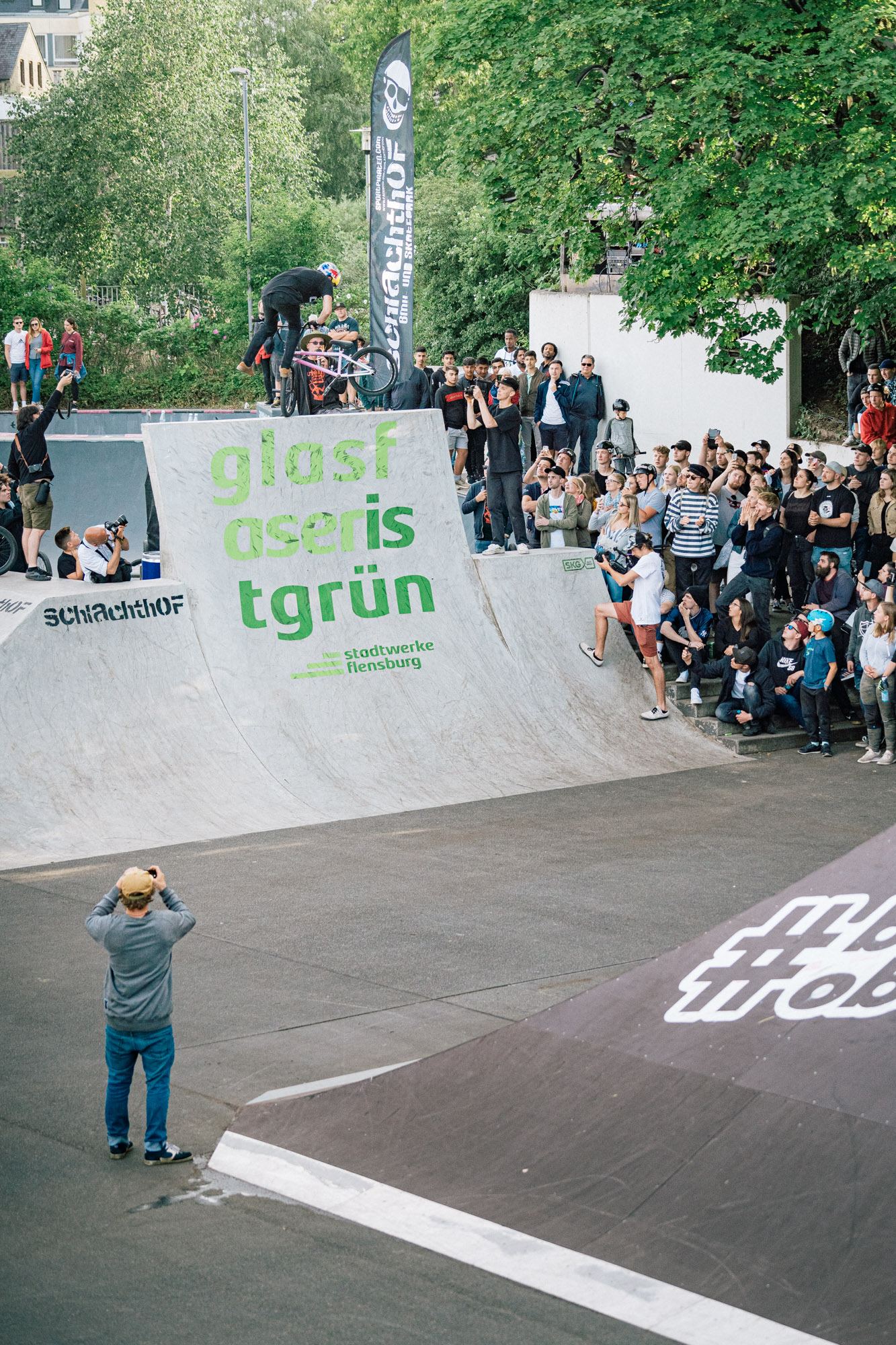 Daniel Wejdemeier, Footjam Whip mit wenig Platz für Fehler