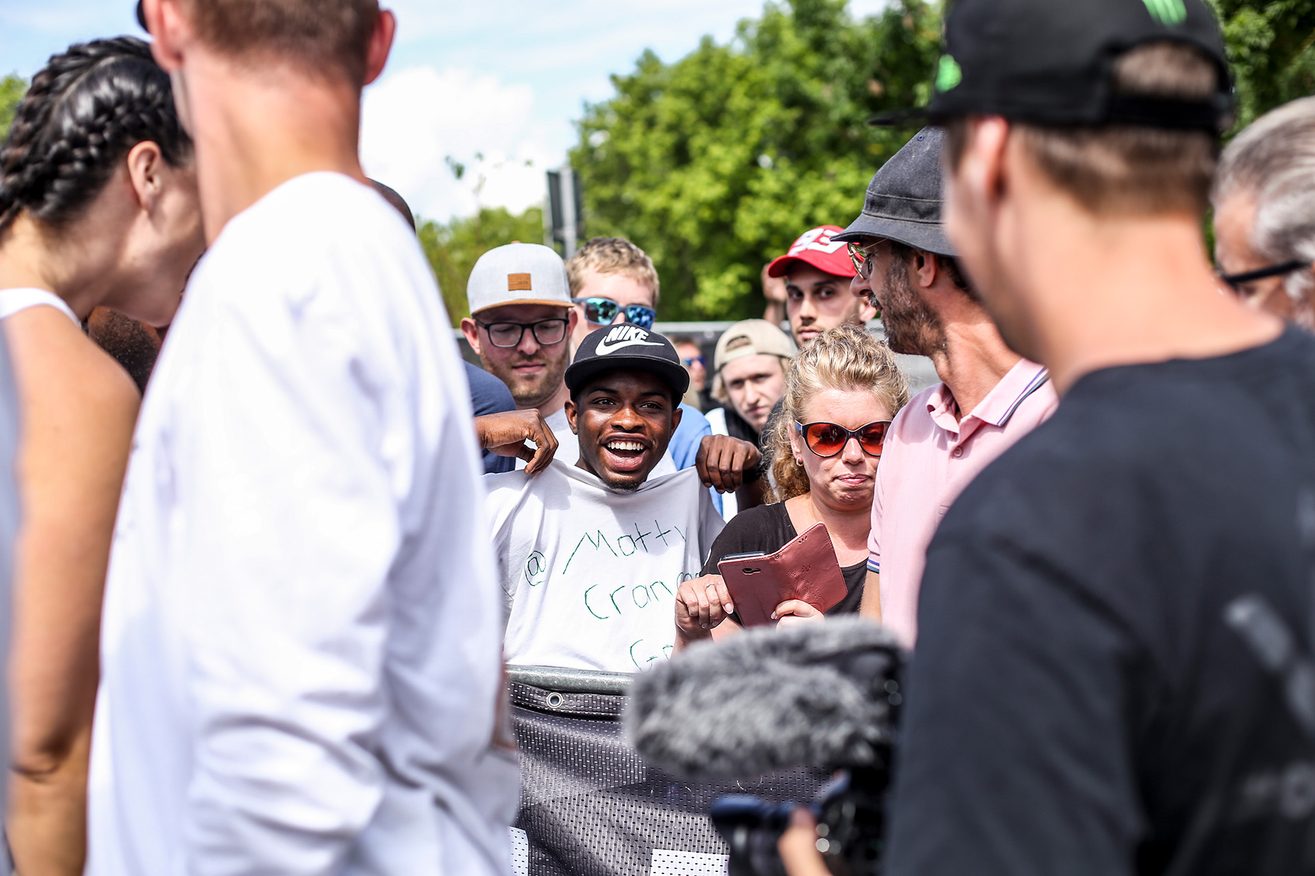 Der Matty-Cranmer-Fanclub war im Haus; Foto: Andy Grüber