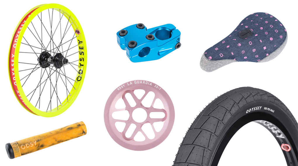 Bei SIBMX ist eine Lieferung mit den neuen Teilen und Farben von Odyssey BMX eingetroffen, die ab sofort beim BMX-Dealer deines Vertrauens erhältlich sind.