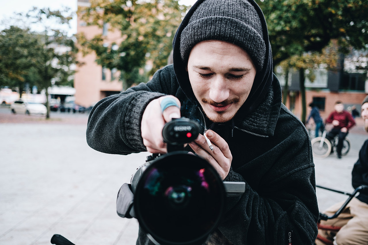 Nico Frechen war einer der Filmer des Spektakels. Video kommt, dauert aber noch